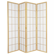 4 Panel Shoji Room Divider Screen